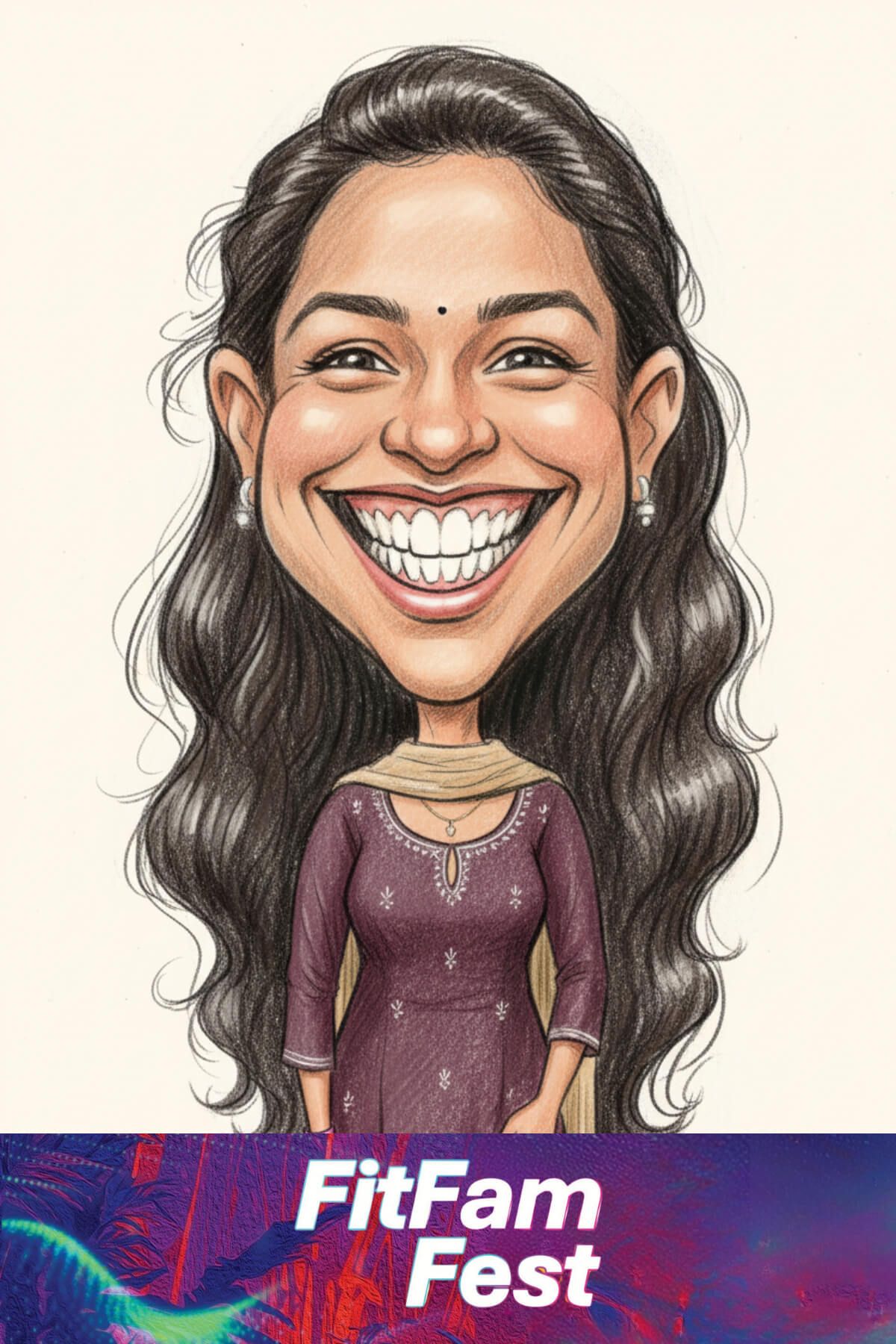 AI Caricature booth in Bengaluru by Quenth