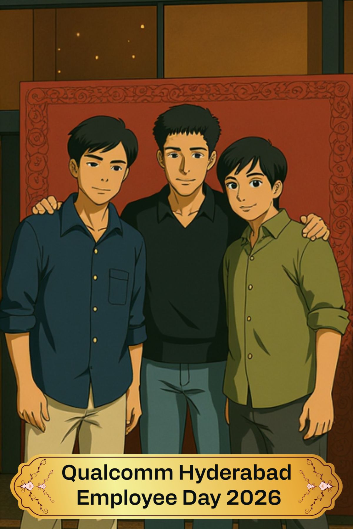 Ghibli-style AI Photobooth in Hyderabad by Quenth