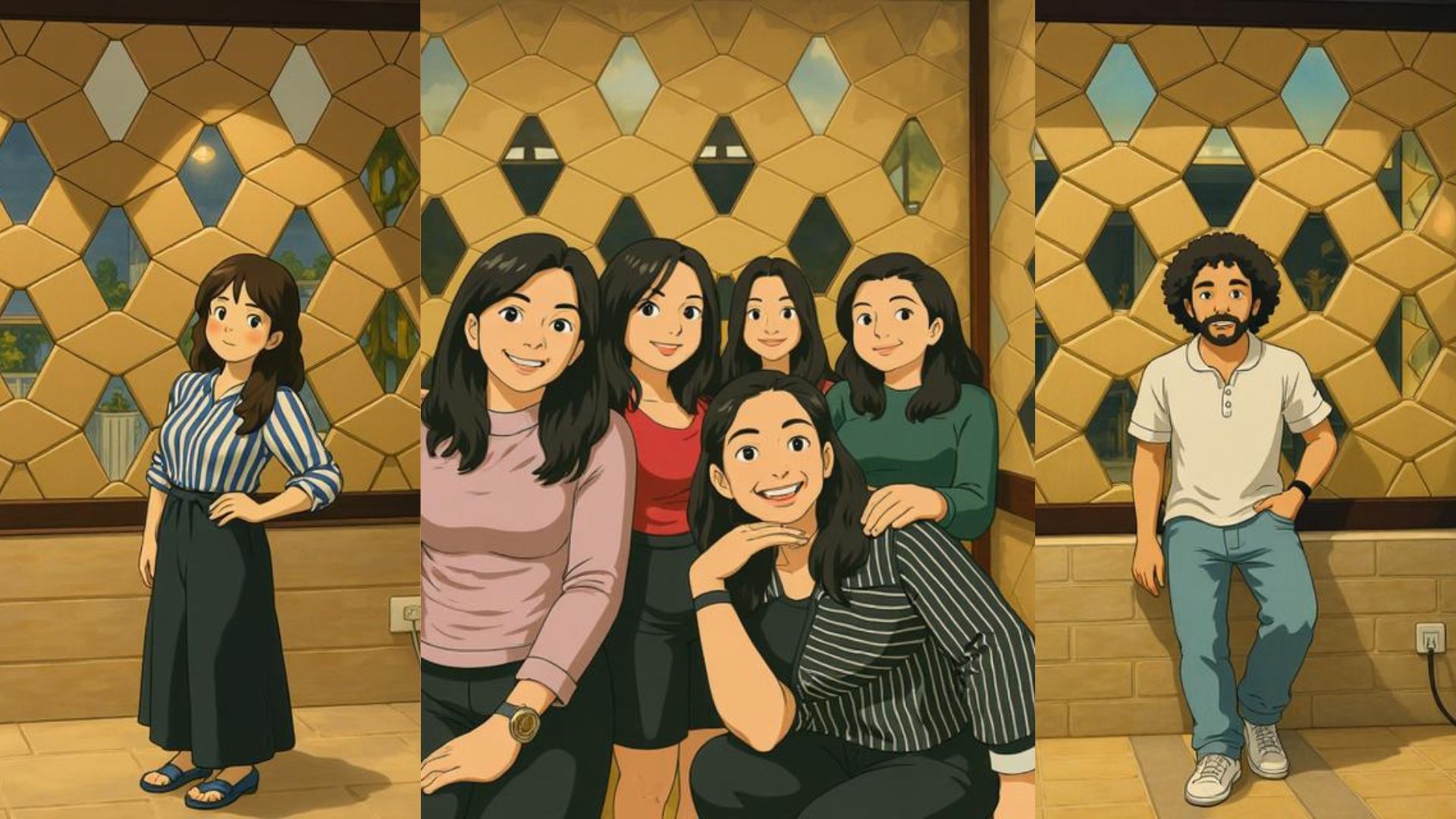 Mega engagement for company event with AI Ghibli Photo Booth in Mumbai