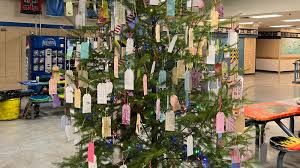 gratitude tree for Christmas