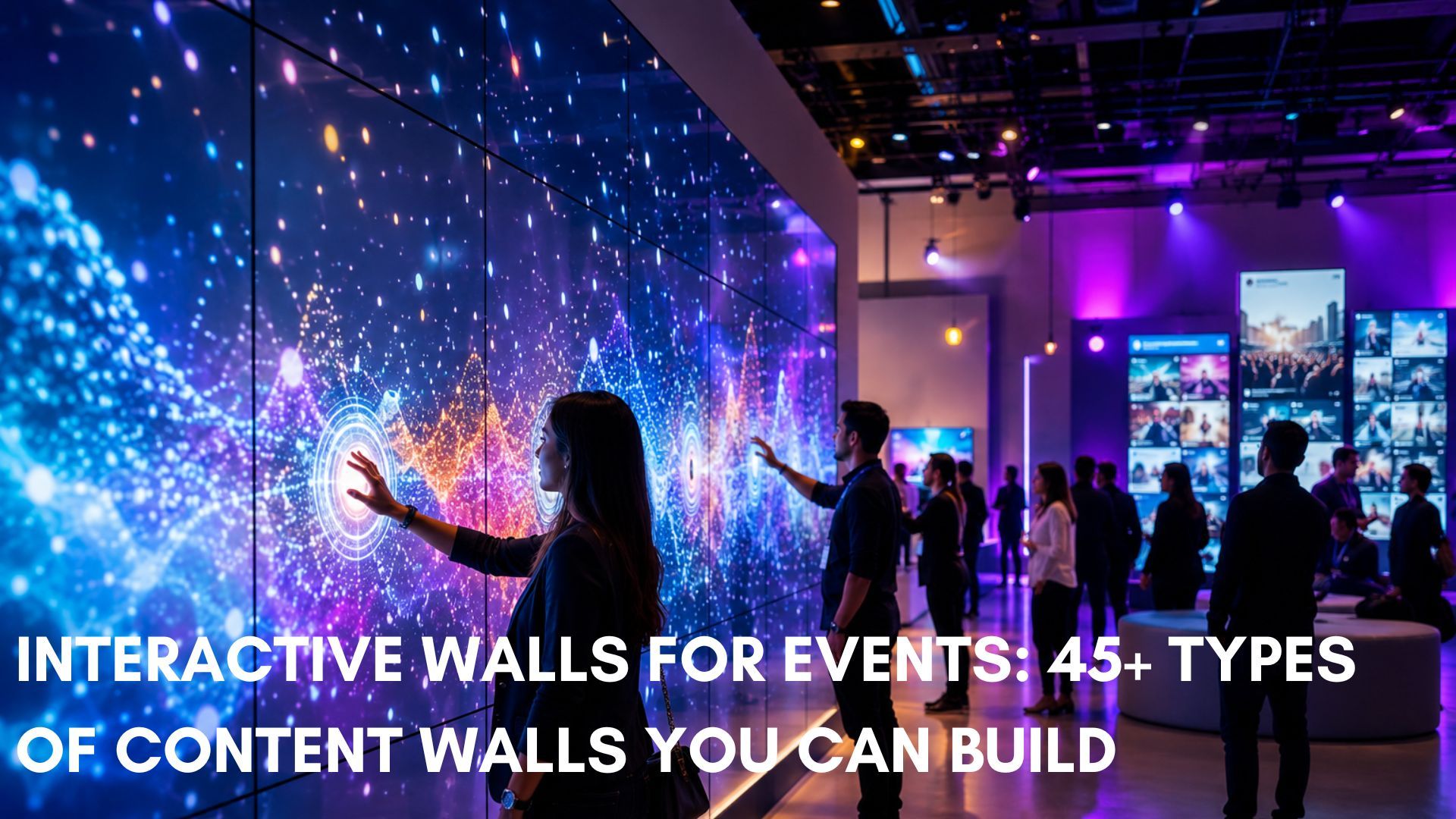 Interactive Walls For Events: 45+ Types of Content Walls You Can Build