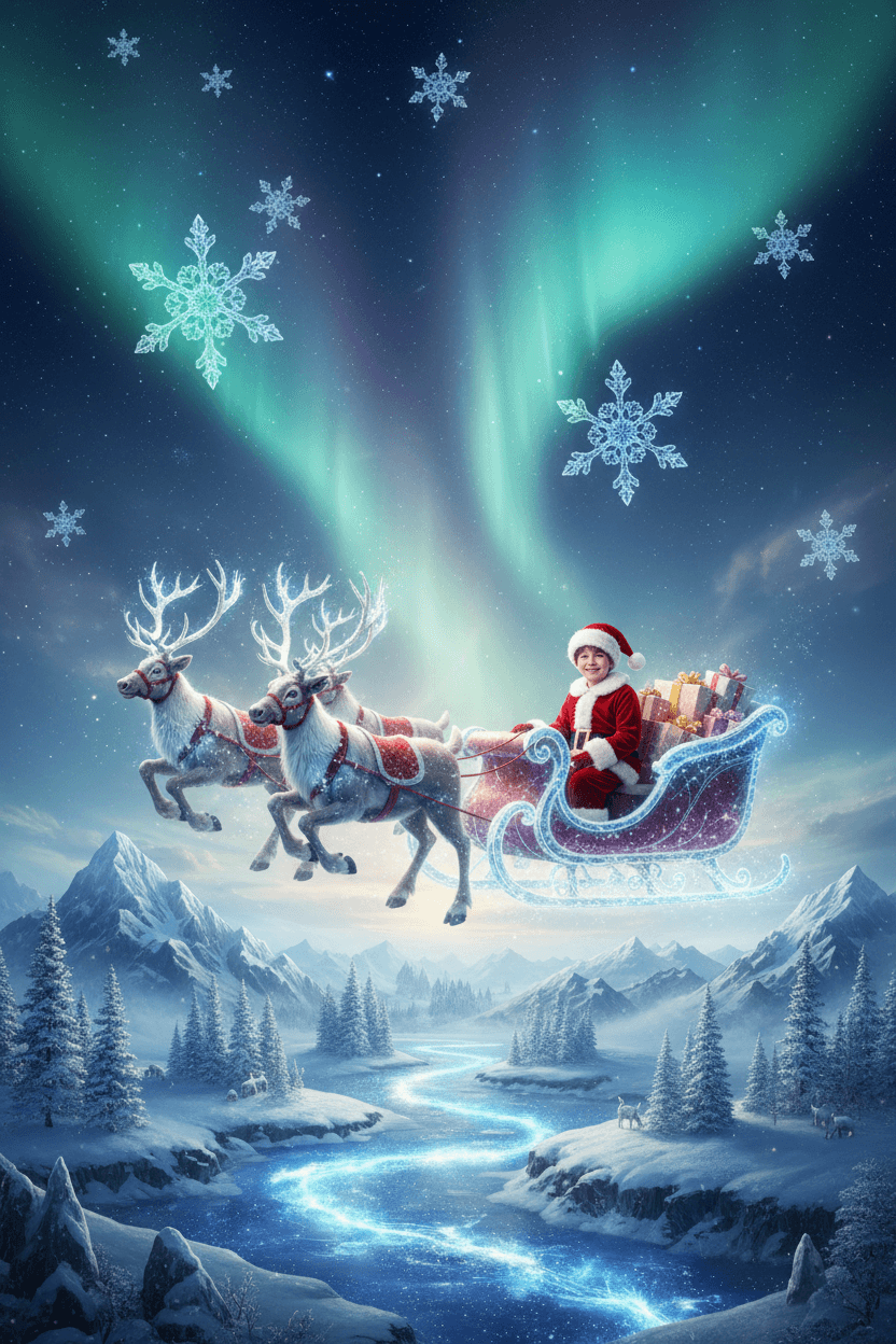 winter wonderland ai photobooth