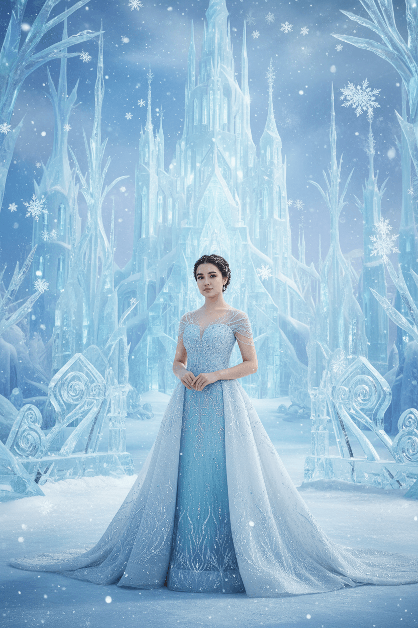 winter wonderland ai prompt booth